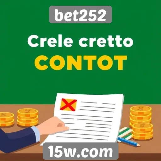 Criando conta no bet252 requisitos e processos
